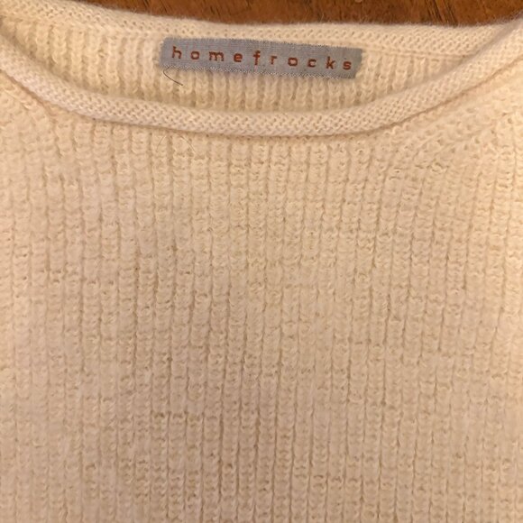 Homefrock Baby Aplaca Sweater Bone White Size Small (Oversized) - Picture 2 of 4